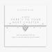 This A Littles & Co A Little 'Here's To Your Next Chapter' Bracelet celebrates exciting new beginnings. 