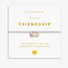 This A Littles & Co A Little Charmed Moments 'Friendship' Bracelet is a sweet way to celebrate a special bond. 