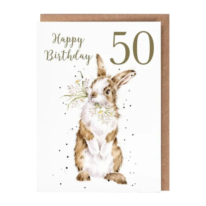 This Birthday 50 All Ears Single Card adds a fun and memorable touch to a milestone celebration. 