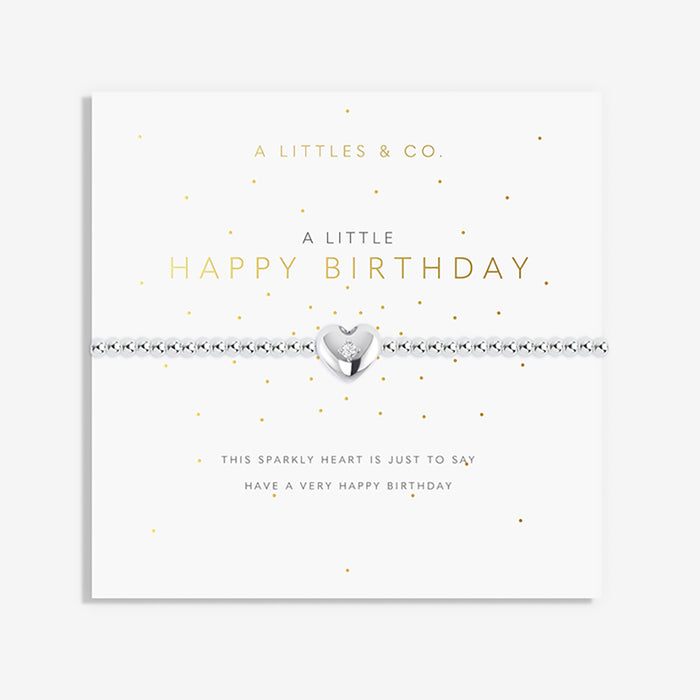 A littles & Co. - Happy Birthday Bracelet - Birthday gifts - Birthday jewelry - gifts for her 