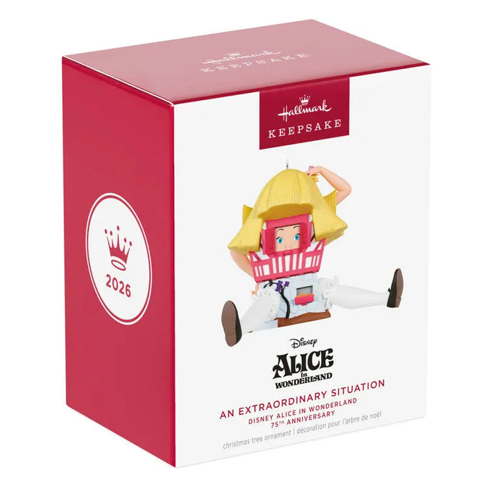 Hallmark : 2026 Keepsake Disney Alice in Wonderland 75th Anniversary An Extraordinary Situation Ornament (22)