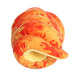 Back view of Aurora World Fiery Inferno Snake plush showing coiled body and flame pattern