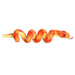 Aurora World Fiery Inferno Snake plush uncoiled, flexible wrist wrangler snake toy