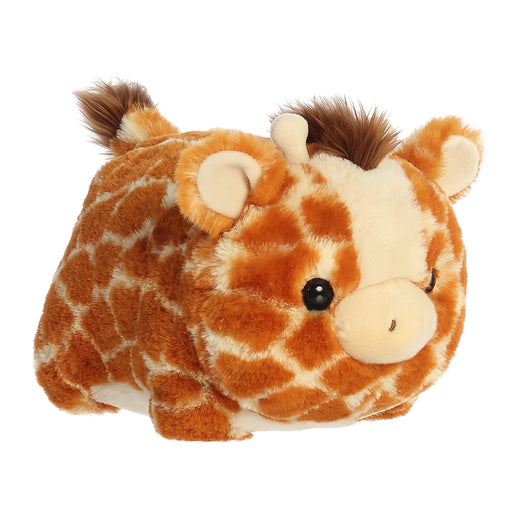 Aurora World Gerald Giraffe Spudster plush toy with soft orange giraffe pattern and rounded body