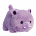 Harlo Hippo Spudsters plush by Aurora World angled view with lavender fur