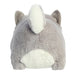 Back view of Aurora World Haze Husky plush showing fluffy tail and rounded body