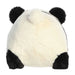 Aurora World Pei Panda plush back view highlighting smooth white plush fabric and compact cuddly design