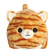 Aurora World Taco Orange Tabby Spudster plush front view with embroidered smile and orange tabby stripes