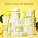 A jar of lemon and honey face cream, emphasizing its nourishing formula designed to hydrate and rejuvenate the skin.