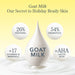 Goat milk: our secret ingredient for achieving holiday-ready skin.