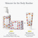 Peach Perfect" hand cream displayed with a peach design on the packaging.