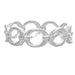 This Rain Jewelry Silver Open Layered Circles Stretch Bracelet features open silver-tone circles stacked in an elegant layered design.