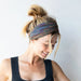 Full Boho Bandeau Headband featuring a colorful vintage-inspired patchwork design.