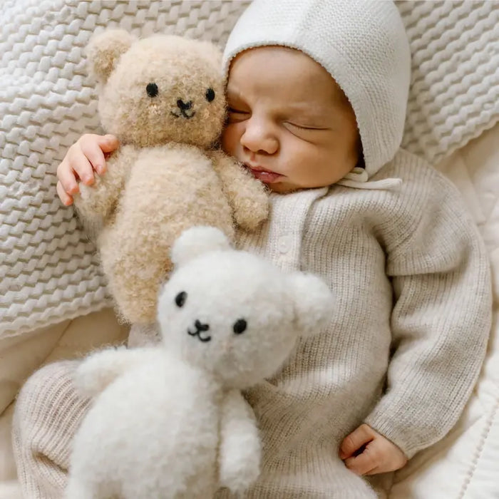 Cuddle + Kind : Baby bouclé bear (honey) at Annie's Hallmark