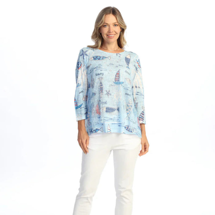 Shop the Jess & Jane Newport Top and bring effortless coastal style into your wardrobe.