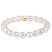 Classic Admire Pearl Bracelet with 8mm faceted pearl crystals on a white background