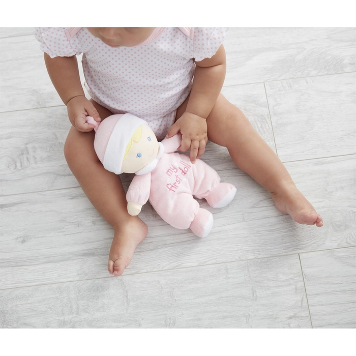 down view on baby doll