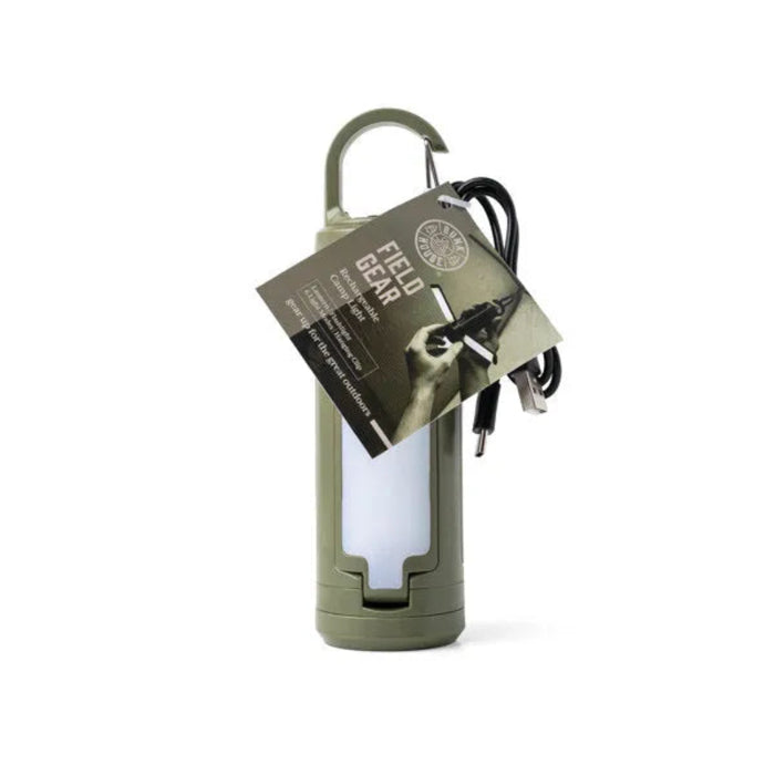 Bunk House Field Gear Rechargeable Camp Light by DM Merchandising, a portable lighting solution for camping, outdoor activities, and travel.