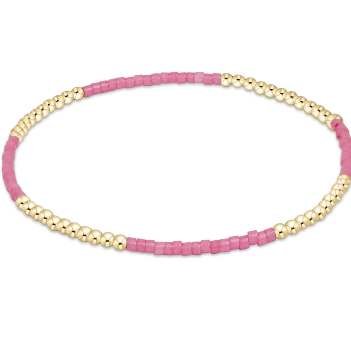Made with 2mm seed beads and 2mm, 14kt gold-filled beads