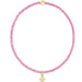 Made with 2mm seed beads and our 14kt gold-filled signature cross small gold charm