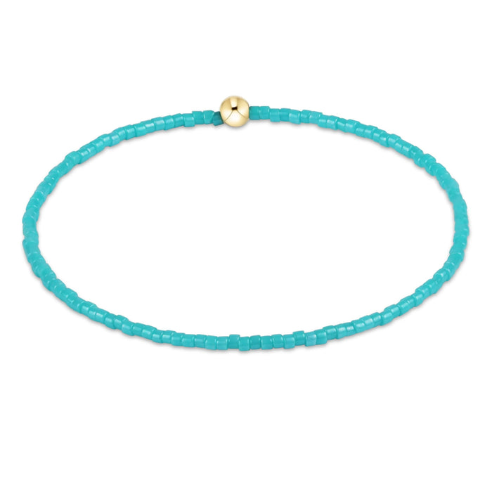 "Its lightweight stretch design ensures a comfortable fit, making it easy to wear alone or stacked with your favorite bracelets for a layered look."