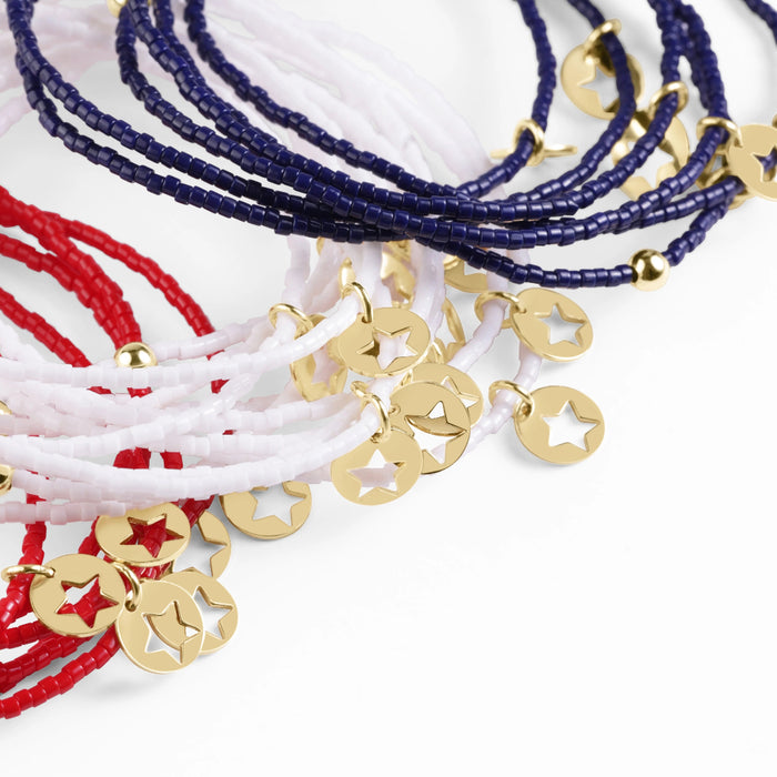 "The durable construction ensures lasting beauty through daily adventures. Stack this classic piece with other bracelets to create your signature look"