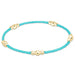 "Made with 2mm seed beads and 3mm and 4mm, 14kt gold-filled beads"