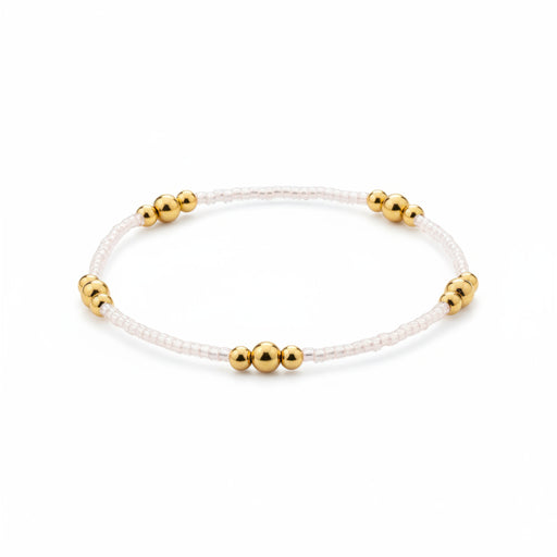 "The delicate color combination creates a sophisticated yet playful look, making it a versatile accessory for both casual and dressy outfits."