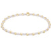 "Its lightweight stretch design ensures a comfortable fit, making it easy to wear alone or stacked with your favorite bracelets for a layered look."