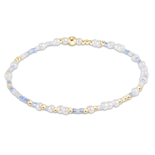 Made with various colors of randomly mixed 2mm seed beads and 2mm 14k gold-filled beads