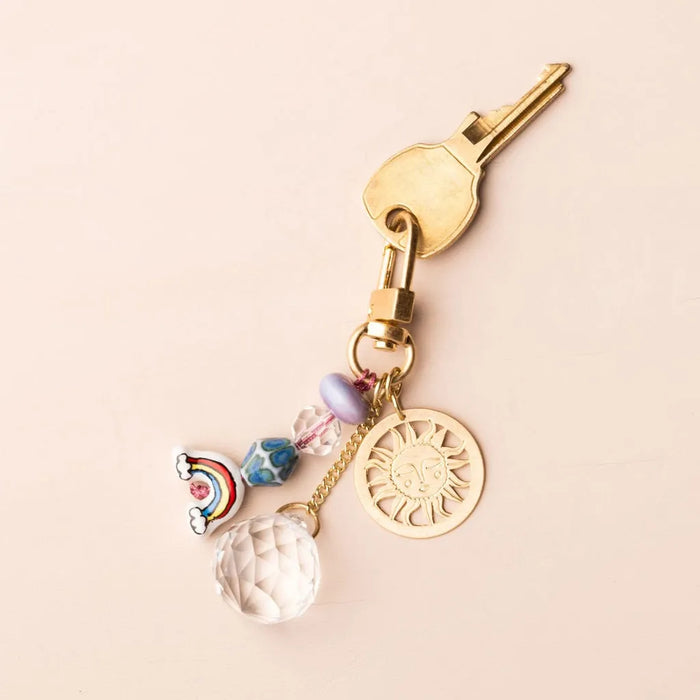 Scout Curated Wears Sun Bookmark and Keychain Set with bright sun-inspired design