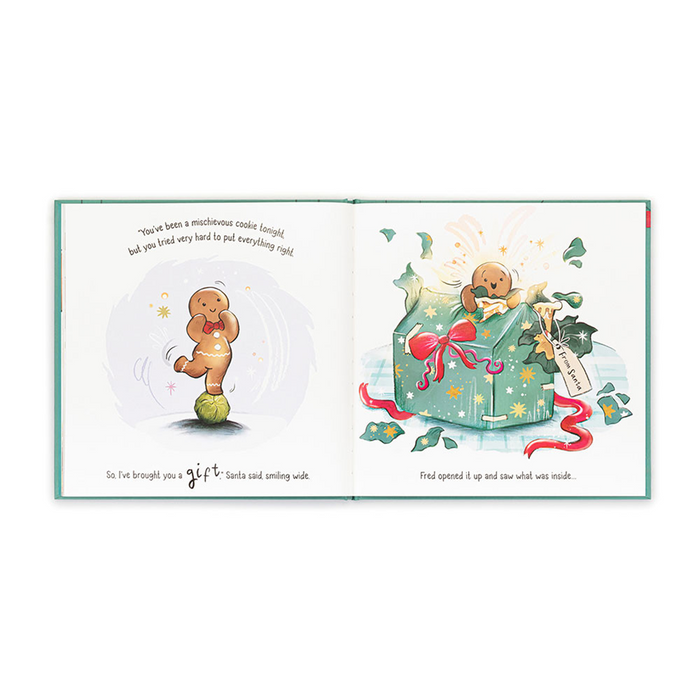 Jellycat : Gingerbread Fred Book