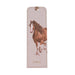 A bookmark featuring a galloping horse, showcasing its powerful movement and grace.