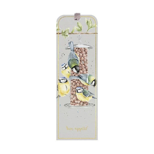 A colorful bookmark featuring birds and a note that reads "Happy You" in cheerful lettering.
