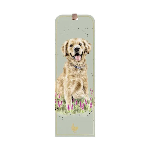 Wrendale Designs Golden Moments Dog Bookmark featuring charming illustrated dog artwork in a nature-inspired style.