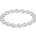 Enewton Design : Pearl Grateful Pattern 4mm Bead Bracelet - 6mm Sterling