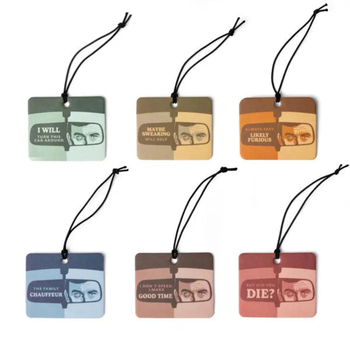 DM Merchandising Brodeo Drive Life in the Fresh Lane Air Fresheners featuring a freshly detailed scent and 8 quotable designs for drivers.