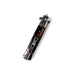 Tame rebellious hair with a comb that snaps out fast and cleans up your look without dulling your edge.