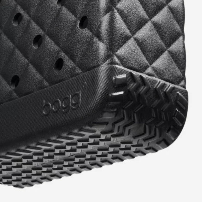 Bogg Bag Bitty Bogg Bag Black waterproof mini EVA tote for travel, shopping, beach, and everyday use.