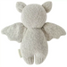 Back view of Cuddle + Kind Baby Bat in Grey – handmade knit stuffed animal with wings and ears.