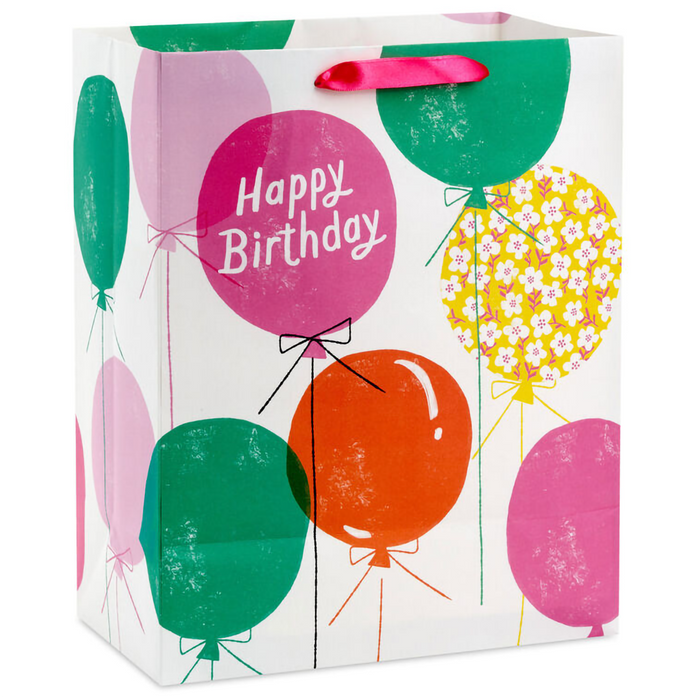 Hallmark : 13" Floating Balloons Large Birthday Gift Bag