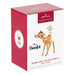 Hallmark Keepsake 2026 Disney Bambi box showing Bambi and butterfly illustration on red banner