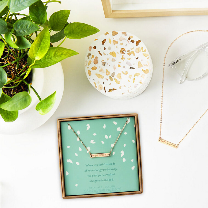 Hallmark : Hope Blooms Gold Metal Necklace