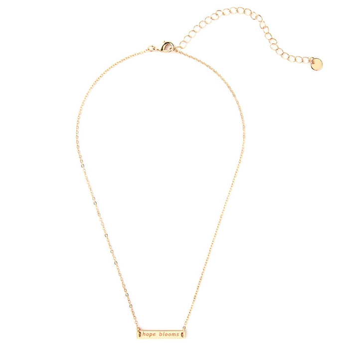 Hallmark : Hope Blooms Gold Metal Necklace