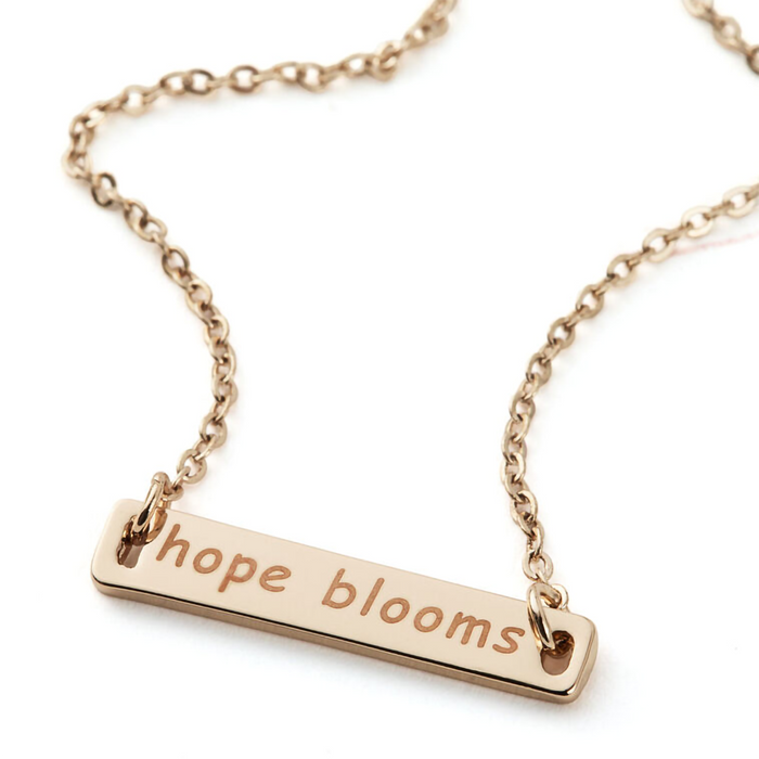 Hallmark : Hope Blooms Gold Metal Necklace