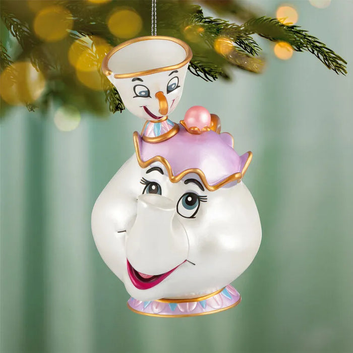 Hallmark : 2026 Keepsake Mrs. Potts and Chip Disney Beauty and the Beast 35th Anniversary (210)