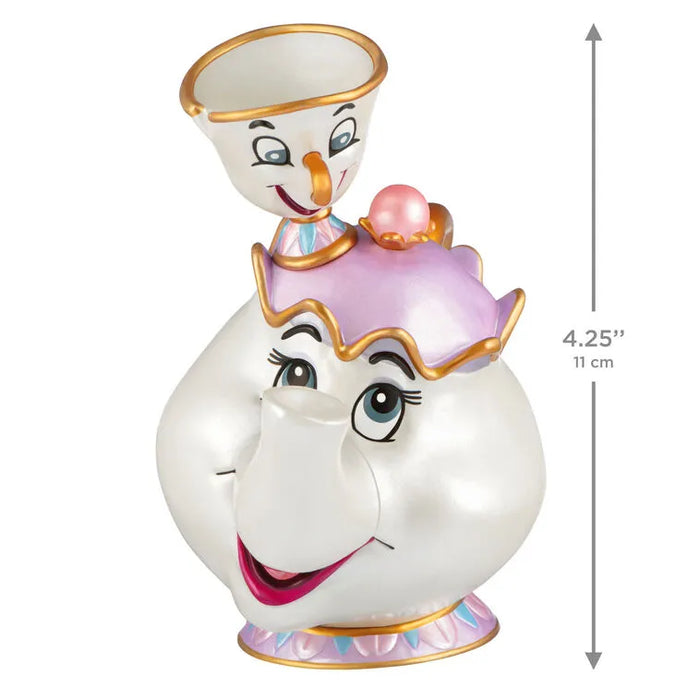 Hallmark : 2026 Keepsake Mrs. Potts and Chip Disney Beauty and the Beast 35th Anniversary (210)