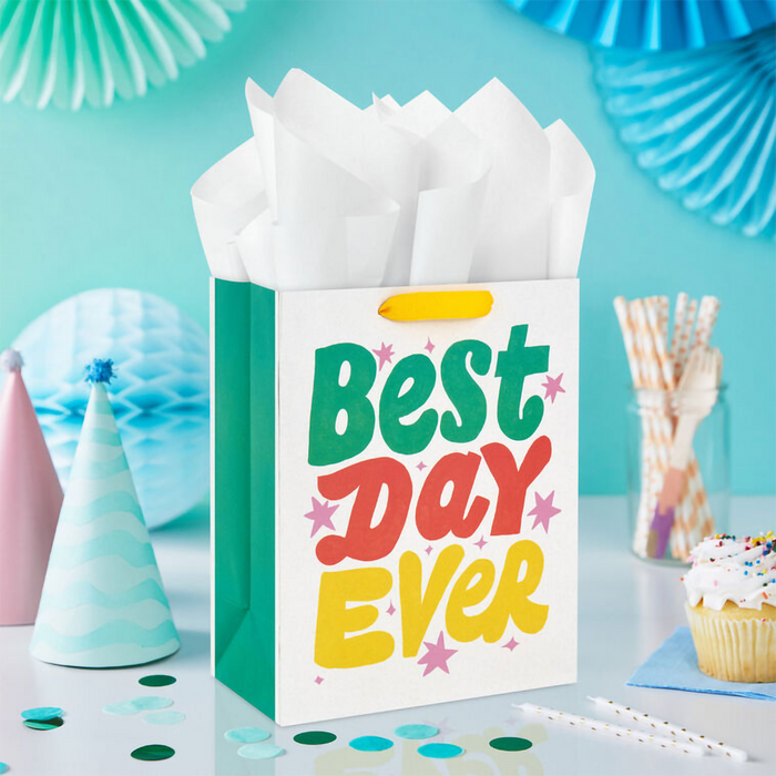 Hallmark : 9.6" Best Day Ever Medium Gift Bag