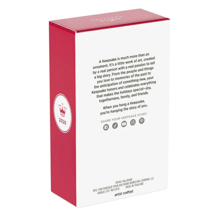 Red and white box with text and a logo on a white background