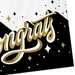 Hallmark : Congrats in Gold and Black Graduation Cocktail Napkins, Pack of 20 at Annie's Hallmark and Gretchen's Hallmark